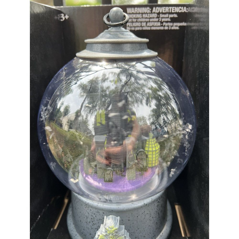 Haunted Mansion Animated Globe Cloche Swirling Bats "Ghost Host" Speaks New! - Picture 6 of 12